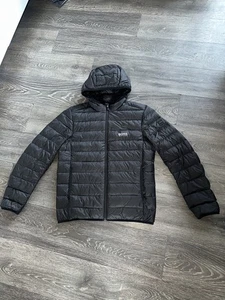 Abrigo Chaqueta Hugo Boss Puffer Negro Blanco - Para Hombre Mediano PVP £250 - Imagen 1 de 10