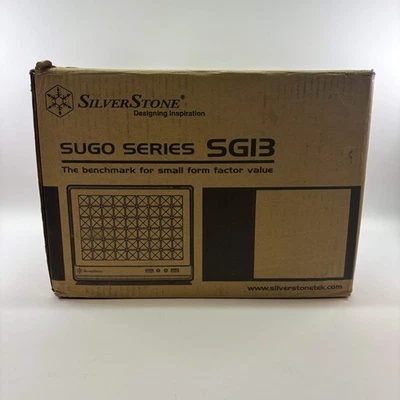 New SilverStone Sugo Series SG13 Mini-DTX/Mini-ITX PC Computer Case SG13WB - Image 1 of 4