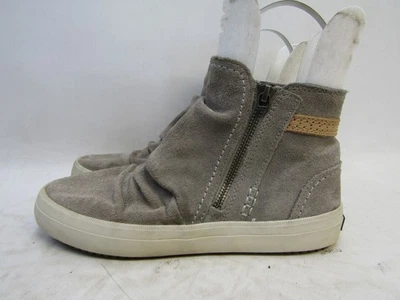 Sperry Top Sider Mujeres Talla 7.5 M Gris Gamuza Cremallera Tobillo Moda Botas Botín Foto 1 de 4