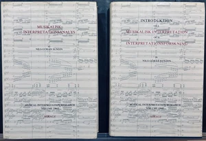 Sundin - Introduktion Till Musikalisk Interpretation - Mirage - 1984 - 2 Vols. - Picture 1 of 8