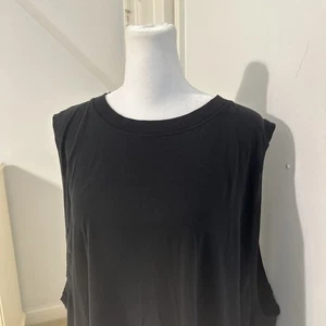 🍋EUC Lululemon All Yours BOYFRIEND Tank Top 20 BLACK W1CGLS $44 - Picture 1 of 8