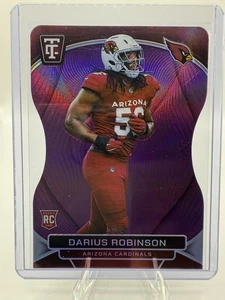 Espejo de radiocontrol Darius Robinson 2024 Panini totalmente certificado #118 púrpura troquelado/75 - Imagen 1 de 2
