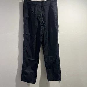 Nike Tech Lab Black Nylon Pants Zipper Vented Ankle Tech pocket Y2K Small (4-6) - Picture 1 of 14