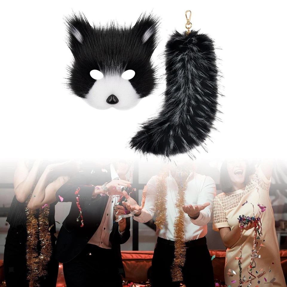 Therian Mask and Tail Furry Mask - Image 1 of 1