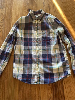 Camisa abotonada a cuadros Abercrombie para jóvenes niños. Juvenil Talla 11-12 Foto 1 de 4