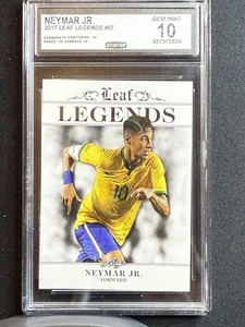 Neymar Jr. 2017 Leaf Legends Achievements CCG 10 RC - Picture 1 of 2