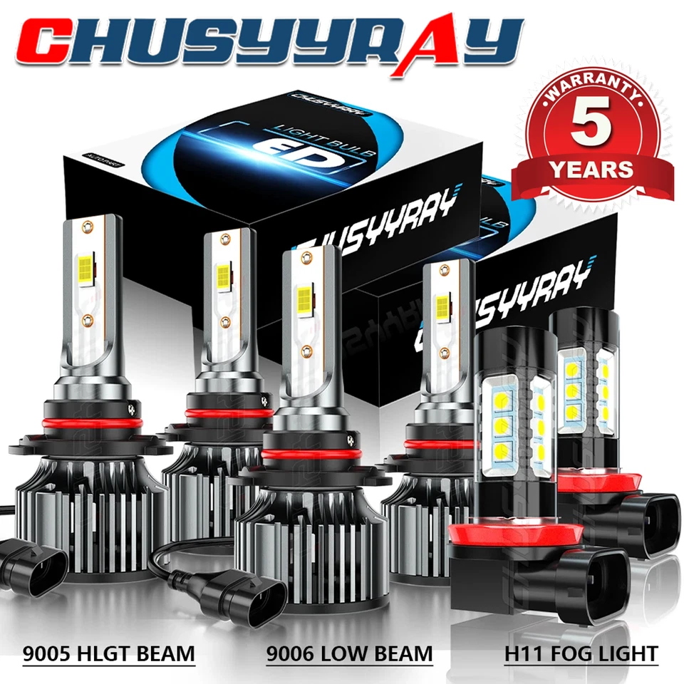 Para Mitsubishi Lance2008-2017 COMBO 9005+9006 LED Faro H11 Bombillas Antiniebla Foto 1 de 4