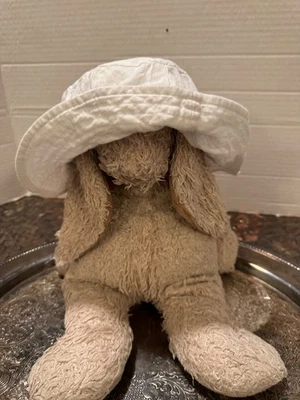 Sombrero para el sol iPlay blanco de algodón orgánico para bebé 9-18 meses Foto 1 de 4