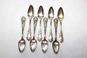 8 cucharas antiguas plateadas Sunkist Wm Rogers & Son 1910 - Imagen 1 de 3