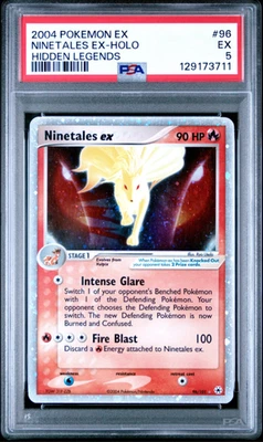 POKEMON NINETALES EX PSA 5 HIDDEN LEGENDS HOLO #96 2004 - image 1 of 3