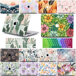 Funda con patrón floral + cubierta de teclado para Macbook M4 Air 13 15 11 Pro 14 16 12 pulgadas - Imagen 1 de 94