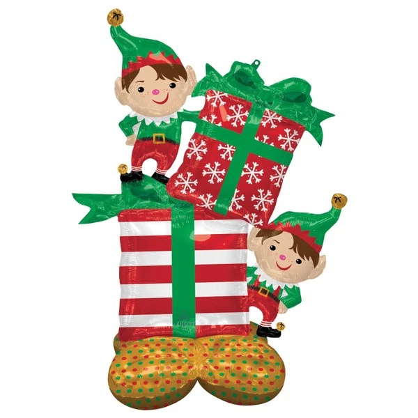 Airloonz Christmas Elves Foil Balloon 91cm x 134cm (Pk 1) - image 1 of 1