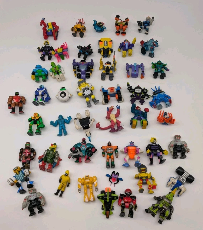 Lote de mini figuras vintage Z Bots + otras láser Japón juguete años 80 90 Foto 1 de 4