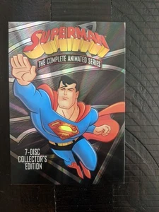 Superman the Complete Animated Series DVD RARE 7-Disc Collector's Edition OOP - Imagen 1 de 2