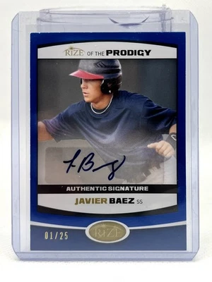 Leaf Rize of The Prodigy 2012 25/01 Javier Báez autógrafo de novato Foto 1 de 2