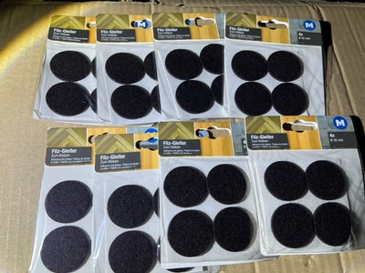 CONMETALL 8 Packungen Filzgleiter rund 35mm / Aktion H2A9K3