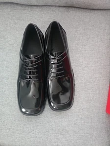 salvatore Ferragamo Dinámico Negro Talla 12EE - Imagen 1 de 6