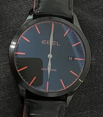 EBEL CLASSIC 100 - ЧЕРНЫЙ/ОРАНЖЕВЫЙ МУЖСКОЙ АВТОМАТИЧЕСКИЙ НОВОМ СОСТОЯНИИ - Изображение 1 из 4