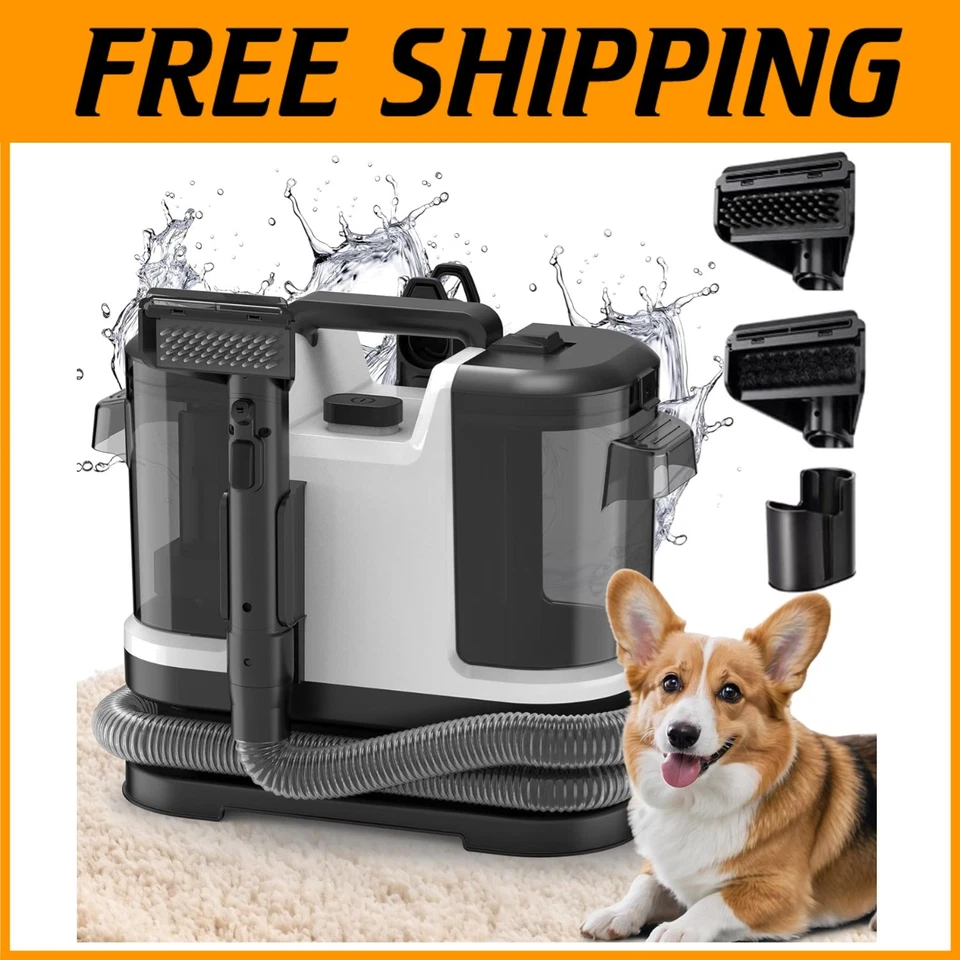 Pet-Friendly Carpet & Upholstery Cleaner - Compact Design - Image 1 of 4