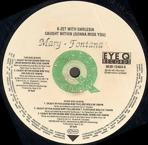 B-ZET - Caught Within (Gonna Miss You) - (Mousse T, Murk, MK Rmxs) - 1995 Eye Q - Foto 1 di 2