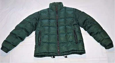 GAP Outerwear XS Verde Abombado Cremallera Completa Acolchado Invierno Abrigo Chaqueta Foto 1 de 4
