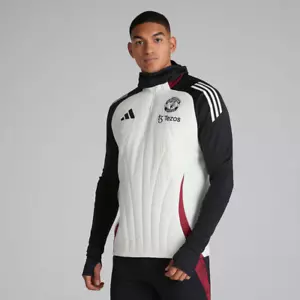 adidas X Manchester United Tiro 24 Winterised Top White JE3743 SIZE L - Picture 1 of 12
