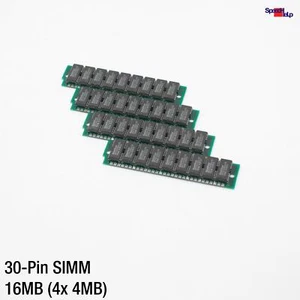 Simm 16mb Ram Goldstar Gm71c4100aj70 4x 4mb 30-Pol Pin 16 Mb for 80386 386 486 - Picture 1 of 3