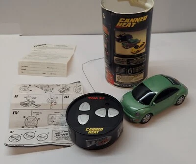 Tyco RC Canned Heat Green VW Beetle Remote Control Car 27MHZ Used Boxed Working - Image 1 of 4