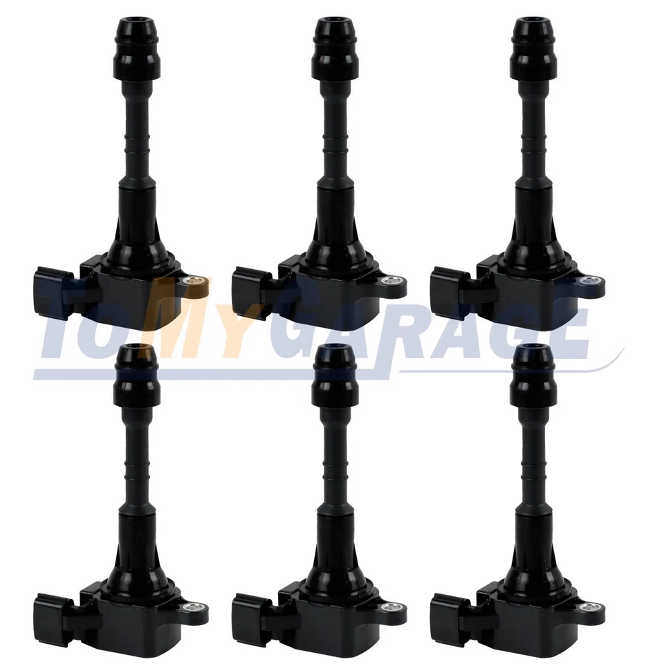 Bobina de ignição 6 peças para 2005-2016 Nissan Frontier 05-10 Pathfinder V6 4.0L UF349 - Imagem 1 de 4