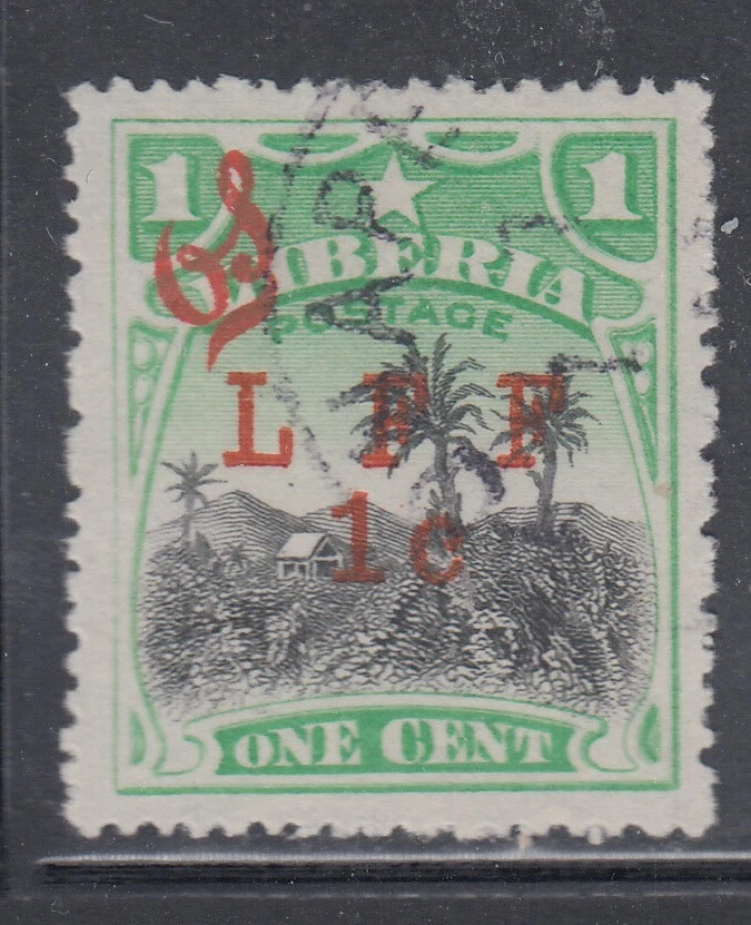 Liberia # M6 Used 1916 Military - Image 1 of 1