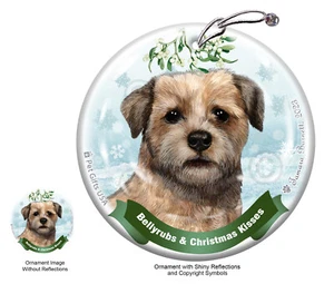 Bellyrubs & Kisses Ornament - Border Terrier 031 - Picture 1 of 1