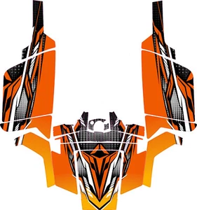 Wrap Graphics Kits VINYL DECALS Grapfix sticker 2007-2010 Polaris RZR 800 - Picture 1 of 3