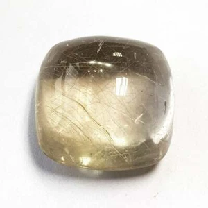 Golden Rutilated Quartz 22.17 carat Cushion Cabochon 16mm,Natural Loose Gemstone - Picture 1 of 4