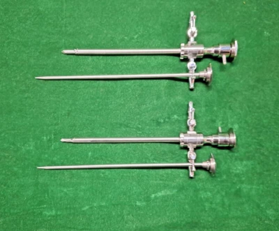 Funda para artroscopia laparoscópica 4 mm reutilizable instrumentos de mejor calidad - Juego de 2 Foto 1 de 4