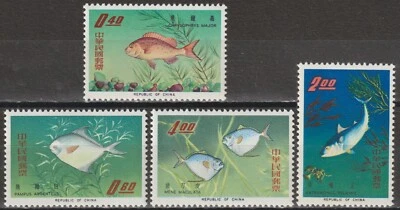 EDSROOM-19870 China 1454-1457 LH 1965 completo pescado CV$35 Foto 1 de 2