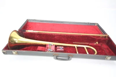Trombón Buescher Aristocrat 1964 vintage sn389329 estuche vintage Foto 1 de 4