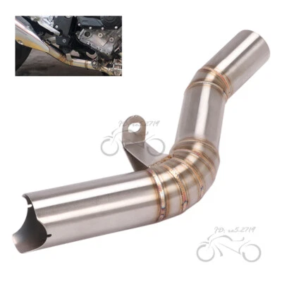 Tubo de enlace de conexión media de escape modificado para Suzuki GSXR 600 750 2008 2009 2010 Foto 1 de 4