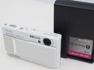 SONY DSC-T10 Cyber Shot Digital Camera Silver Japanese Language Only Used Japan - Picture 1 of 5