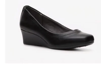 Zapatos de salón LifeStride Simply Comfort para mujer con cuña negros 9,5 Foto 1 de 3