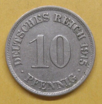 1915-J German Empire  10 Pfennig Take a Look - Image 1 of 2
