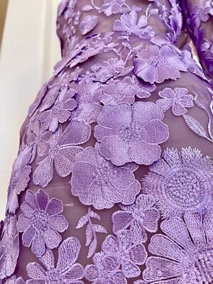 $795 Bronx y Banco Ramo Maraya Lila Mini Vestido XS (sin hombreras) Foto 1 de 4