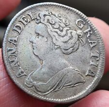Queen Anne silver Shilling 1711  S3618