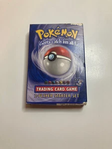 Vintage Pokémon 2 Player Starter Deck Trading Card Game Box Only NO CARDS - Picture 1 of 2