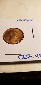 1956 P LINCOLN WHEAT PENNY CENT CHOICE EXTREMELY FINE CONDITION - Picture 1 of 2