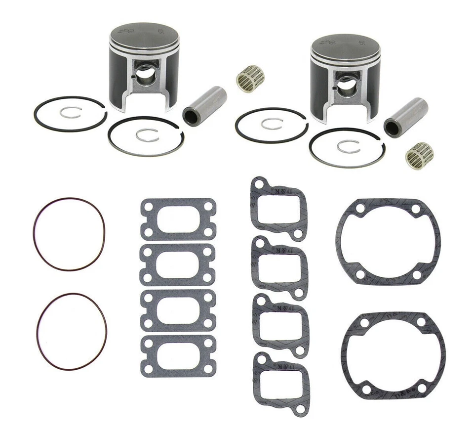 Ski-Doo MXZ 380 SPI Pistons Top End Gasket Kit Bearings 62mm Std Bore 2004 2005 - Image 1 of 4