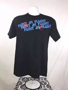 Camiseta Step Up Repetir Logotipo Lucha o Huida Negra Hombres Mediana - Imagen 1 de 7