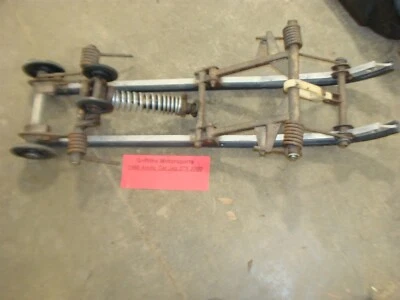 1981 ARCTIC CAT JAG 275 spirit 2000 rear slide rails skidframe skid shock wheels - Image 1 of 4
