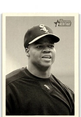2001 BOWMAN HERITAGE FRANK THOMAS CHICAGO WHITE SOX #115 - Image 1 of 2