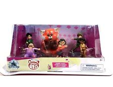 Disney Turning Red Figurine Playset 6 Figures Meilin Lee Red Panda