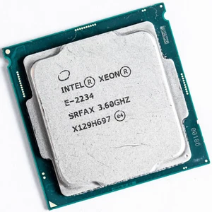 Intel Xeon E-2234 SRFAX LGA1151 3,6GHz Quad Core Prozessor Grade C Coffee Lake - Bild 1 von 3